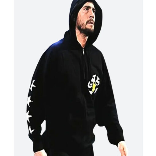 WWE CM Punk GTS Zipper Hoodie