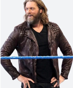 WWE Edge Brown Leather Jacket