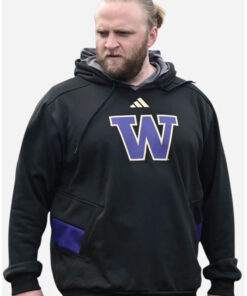 Washington Huskies Black Pullover Hoodie