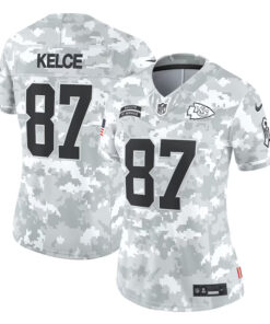 Women's Travis Kelce Camo Chiefs Jersey