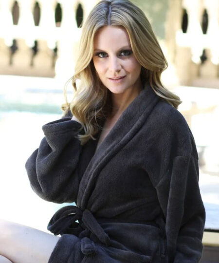 Simple Charcoal Gray Bathrobe