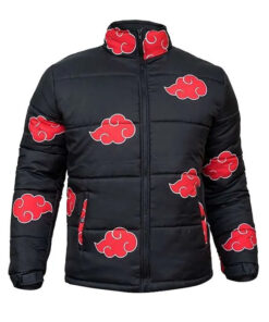 Akatsuki Naruto Puffer Jacket