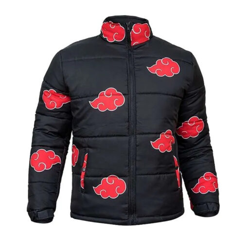 Akatsuki Naruto Puffer Jacket