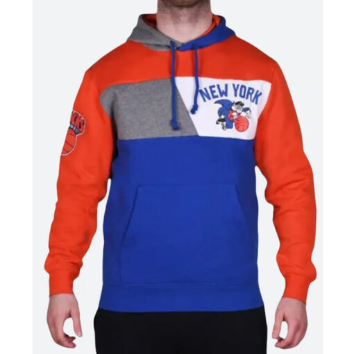 Ameliya New York Knicks Color Block Hoodie