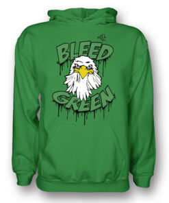 Bleed Green Swoop Hoodie