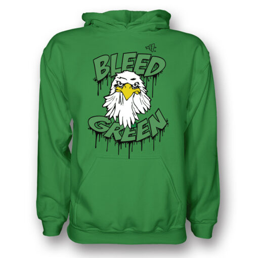 Bleed Green Swoop Hoodie