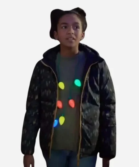 Delia Lisette Chambers Jingle Bell Love Puffer Jacket