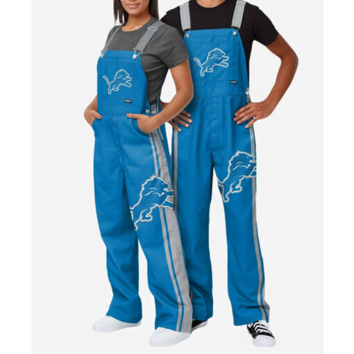 Detroit Lions Team Stripe Bib Overalls