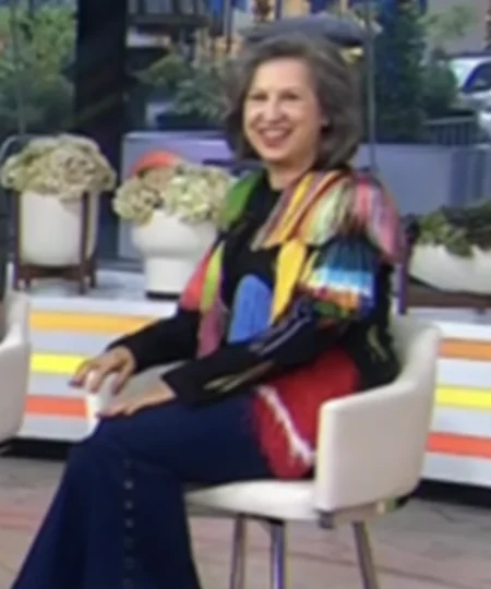 Elizabeth Kahane The Today Show Multi-Color Fringed Jacket