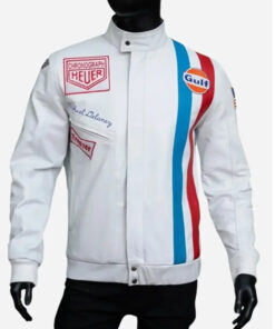 Grand Prix Steve McQueen Leather Jacket