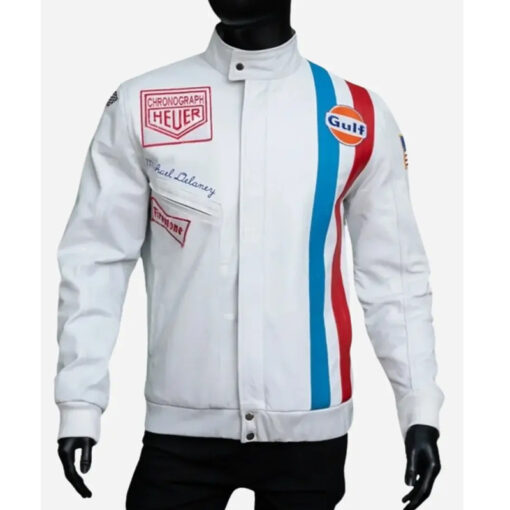 Grand Prix Steve McQueen Leather Jacket