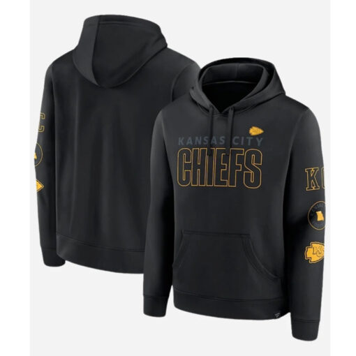 Kansas City Chiefs Blackout Hoodie