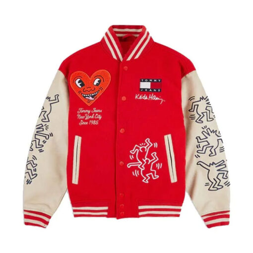 Keith Haring Varsity Jacket