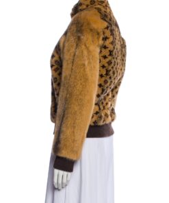 Louis Vuitton Mink Monogram Fur Jacket