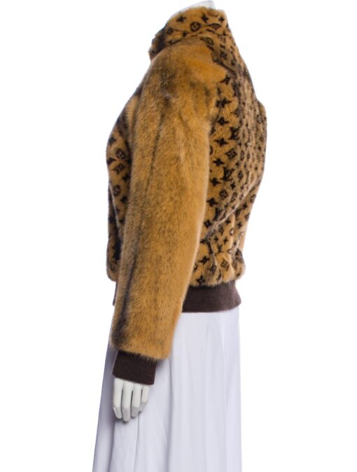 Louis Vuitton Mink Monogram Fur Jacket