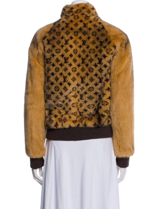 Louis Vuitton Mink Monogram Fur Jacket