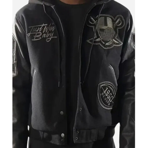 LV Raiders Coach Antonio Pierce Black Jacket