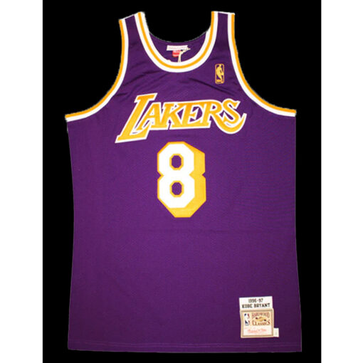 Lakers NBA Authentic 1996 Kobe 8 Purple Jersey