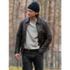 Lewis Pullman Riff Raff Leather Jacket