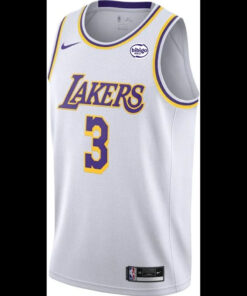 Los Angeles Lakers Anthony Davis White Association Swingman Jersey