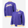 Los Angeles Lakers Mitchell & Ness Warm Up Bomber Jacket