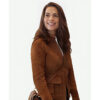 Mission Impossible Hayley Atwell Suede Leather Jacket