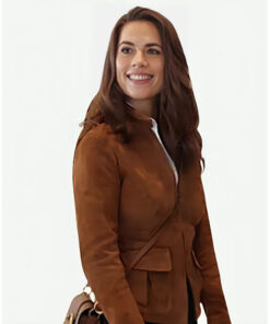 Mission Impossible Hayley Atwell Suede Leather Jacket