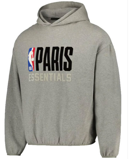 NBA Paris x Essentials Grey Hoodie