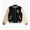 Rhude Gp Black Varsity Jacket For Unisex