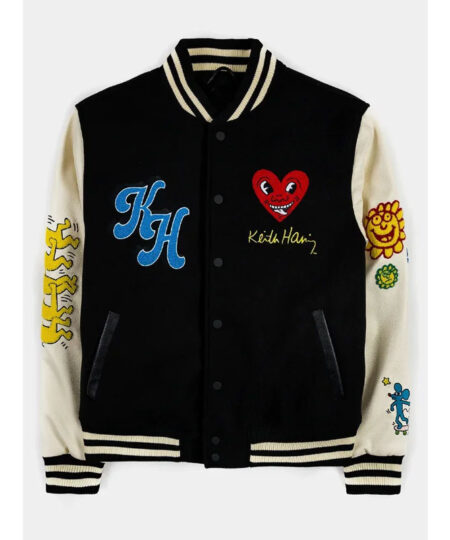 SP x Keith Haring Varsity Jacket