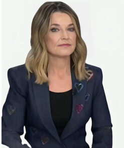 Savannah Guthrie The Today Show Heart Denim Blazer