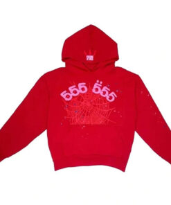 Sp5der 555 Red Hoodie