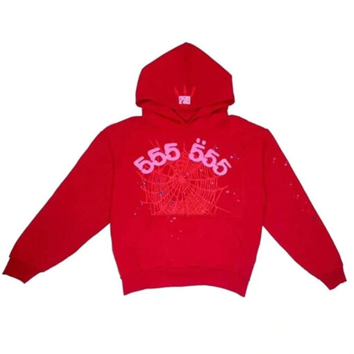 Sp5der 555 Red Hoodie