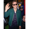 Street Style New York City 2025 Ryan Reynolds Green Striped Jacket