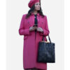 Taylor Cole A Reason for the Season Pink Coat