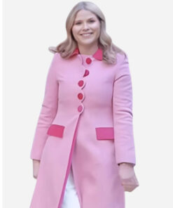 Jenna Bush The Today Show 2025 Hager Pink Scallop Coat