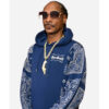 The Voice Season 26 Snoop Dogg Paisley Print Blue Pullover Hoodie