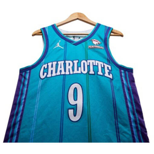 Theo Maledon Charlotte Hornets Game Worn Classic Jersey