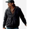 Luke Grimes Tv Series Yellowstone Kayce Dutton Black Zip Up Hoodie