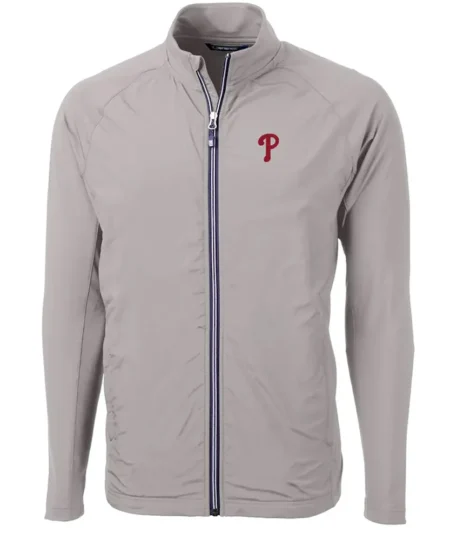 Adapt Eco Knit Philadelphia Phillies Grey Jacket