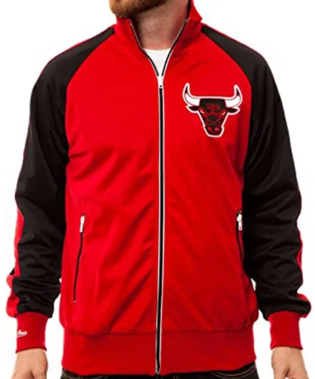 Backboard Chicago Bulls Red Track Jacket