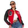 Chicago Bulls Cropped Varsity Jacket