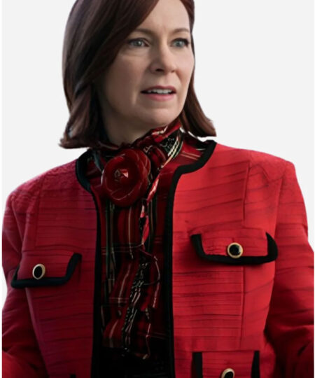 Elsbeth Carrie Preston Red Tweed Jacket