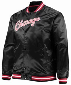 Mens Mitchell & Ness Chicago Bulls Big & Tall Hardwood Classics Jacket