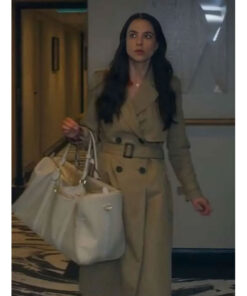 Rhiannon Fish Polar Opposites Beige Trench Coat