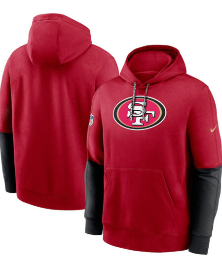 San Francisco 49ers Nike Sideline Club Pullover Hoodie