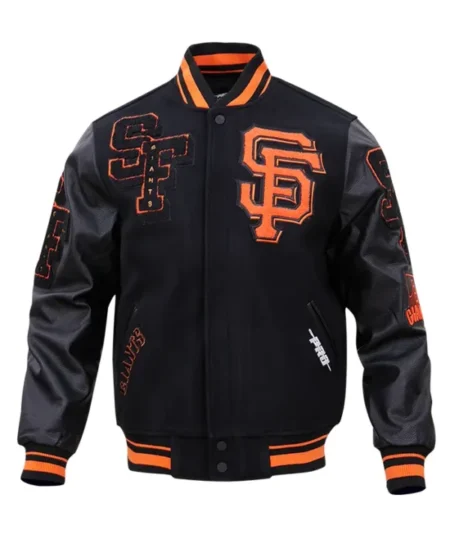 San Francisco Giants Letterman Wool Varsity Jacket