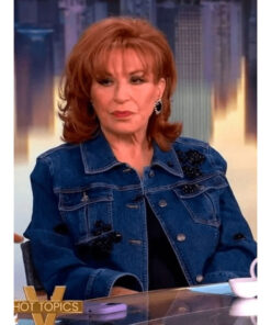 The View Joy Behar Embellished Denim Jacket