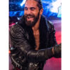 WWE Seth Rollins Black Leather Jacket