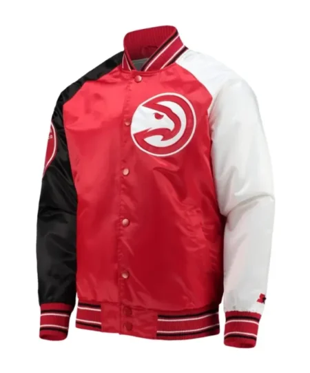 Men’s Atlanta Hawks Red Starter Varsity Jacket